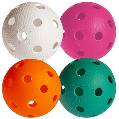 Balle de floorball Exel® «Precision Pro League» de couleurs assorties